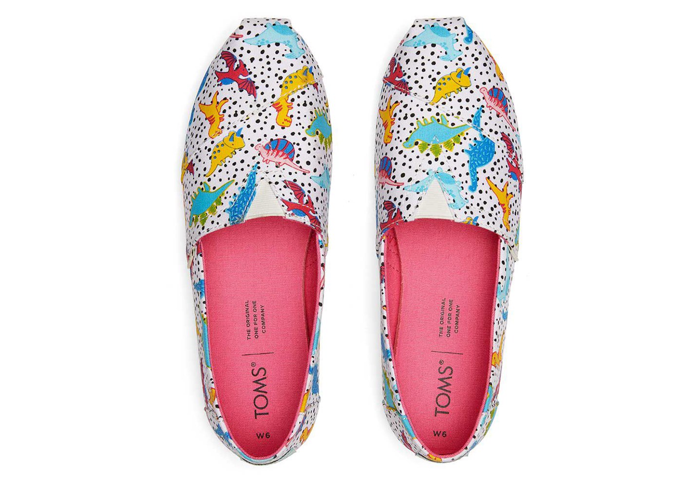 Toms Alpargata Dinosaur Doodles Espadrille Multicolor - Womens - 45623-ZIRX